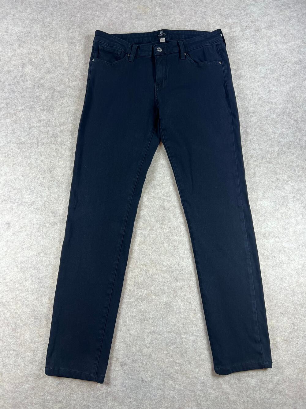Just Black Black Denim Low Rise Skinny Jeans Stretch Size 31